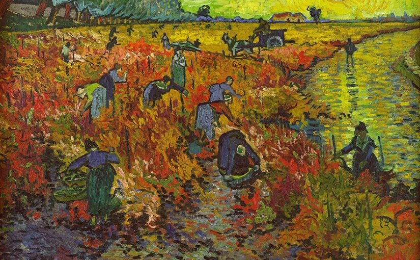 Menggali Kecantikan Lukisan “The Red Vineyard” karya Vincent van Gogh: Keindahan Alam dan Ekspresi Seni yang Mengagumkan